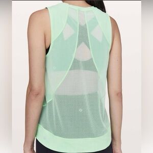 Lululemon Path to Enlightenment Tank Citra Lime